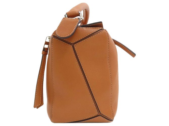Borsa a mano 2-Way Loewe Puzzle Bag Marrone - vista 3
