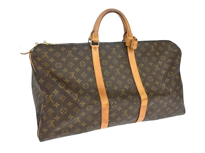Louis Vuitton Keepall Monogram 55 Marrone - vista 2