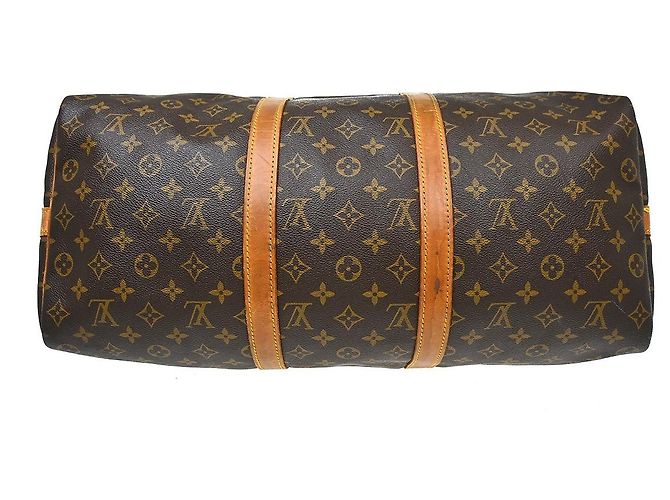 Louis Vuitton Keepall Bandoulière Monogram 50 Marrone - vista 7