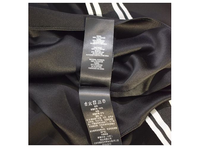 Vestido Ted Baker negro con rayas blancas - vista 11