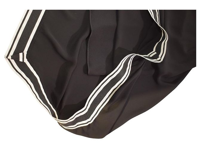 Vestido Ted Baker negro con rayas blancas - vista 6