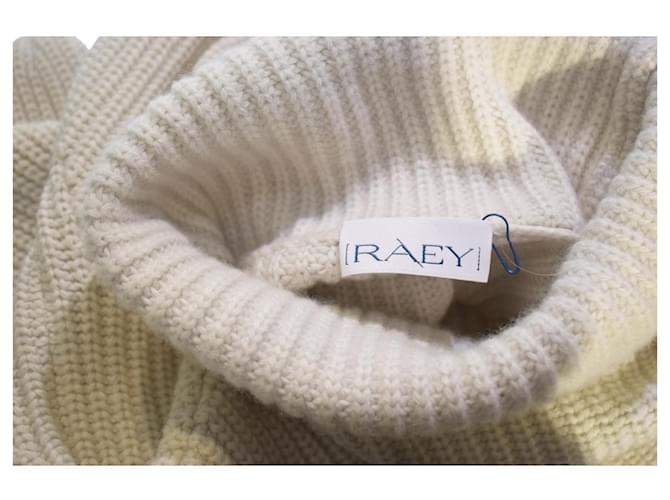 Autre Marque RAEY Beige Wollpullover mit Rollkragen - Ansicht 4