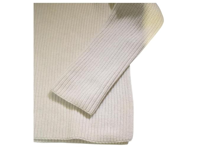 Autre Marque RAEY Beige Wollpullover mit Rollkragen - Ansicht 6