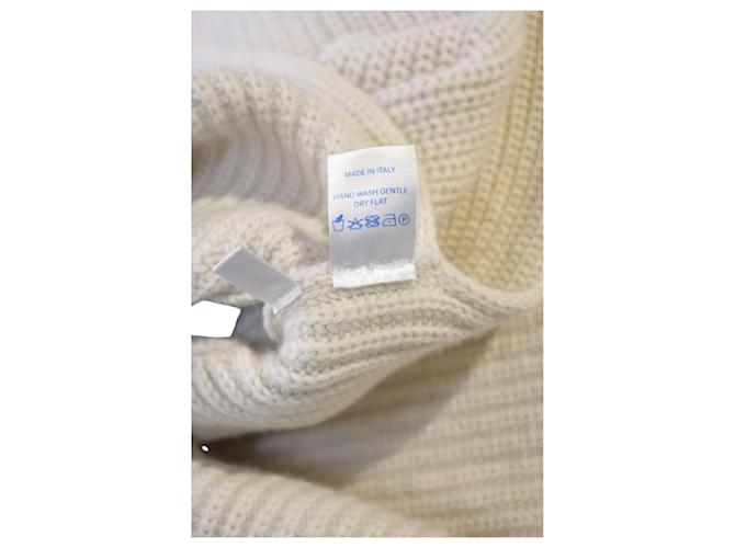 Autre Marque RAEY Beige Wollpullover mit Rollkragen - Ansicht 9