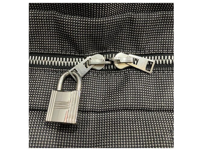 Hermès Borsa Tote Hermes Herline MM Marrone - vista 5