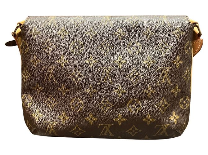 Borsa a tracolla Louis Vuitton Musette Tango Marrone Monogramma - vista 2