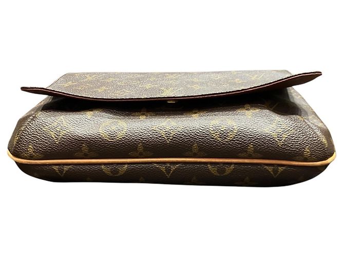 Borsa a tracolla Louis Vuitton Musette Tango Marrone Monogramma - vista 3