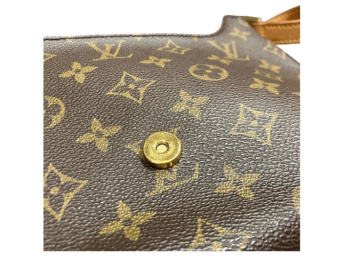 Borsa a tracolla Louis Vuitton Musette Tango Marrone Monogramma - vista 7