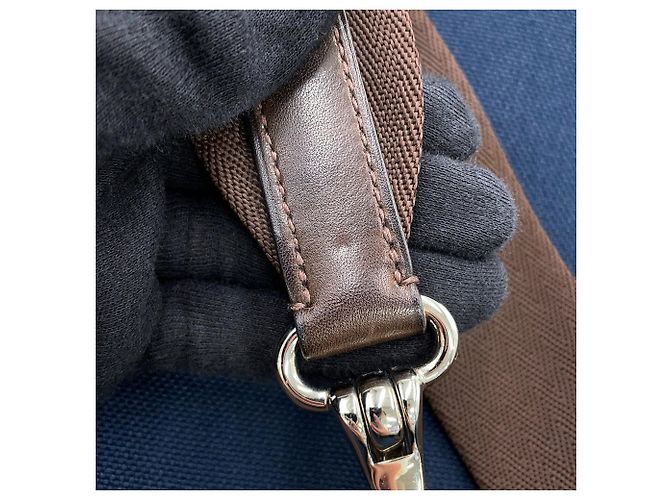 Hermès Sac de Pansage Groom Handbag Rosso Blu navy - vista 13