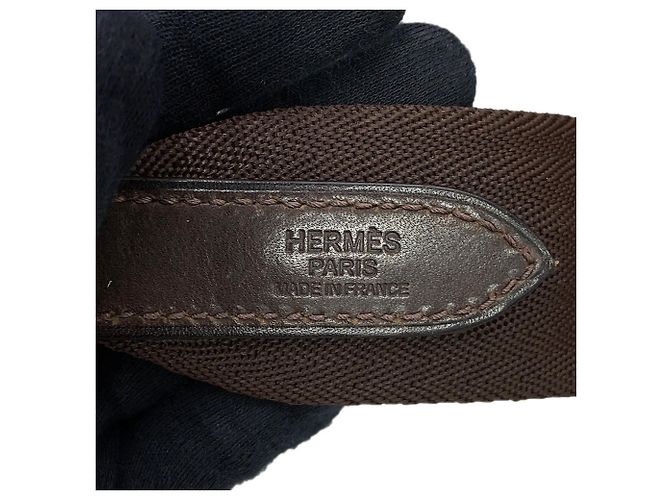 Hermès Sac de Pansage Groom Handbag Rosso Blu navy - vista 16