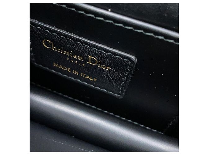 Borsa Christian Dior Macro Cannage Ange Mini Nero - vista 10