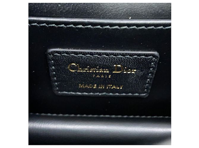 Borsa Christian Dior Macro Cannage Ange Mini Nero - vista 15