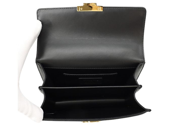 Borsa Christian Dior Macro Cannage Ange Mini Nero - vista 7