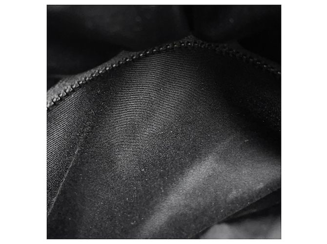 Borsa Tote Yves Saint Laurent in nylon nero - vista 8