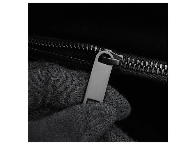 Borsa Tote Yves Saint Laurent in nylon nero - vista 9