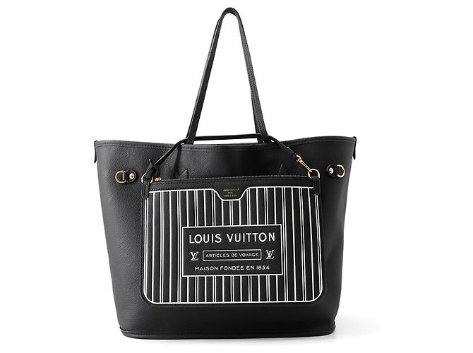 Bolso Tote Louis Vuitton Monogram Negro - vista 4