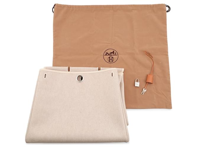 Hermès Borsa a tracolla Hermes Her Bag MM Crudo - vista 17