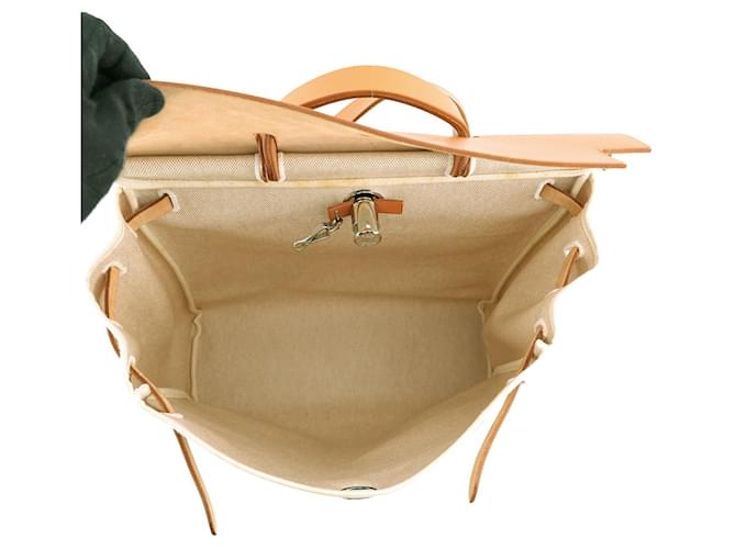 Hermès Borsa a tracolla Hermes Her Bag MM Crudo - vista 5