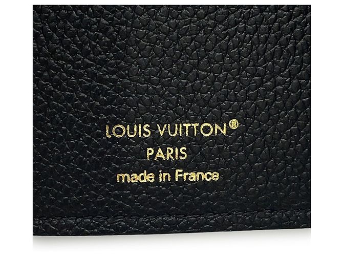 Cartera Tri-fold Louis Vuitton Monogram Empreinte Negro Beige - vista 16