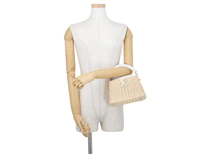 Borsa Louis Vuitton Capucines MINI Marrone - vista 4