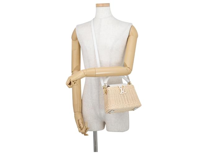 Borsa Louis Vuitton Capucines MINI Marrone - vista 5