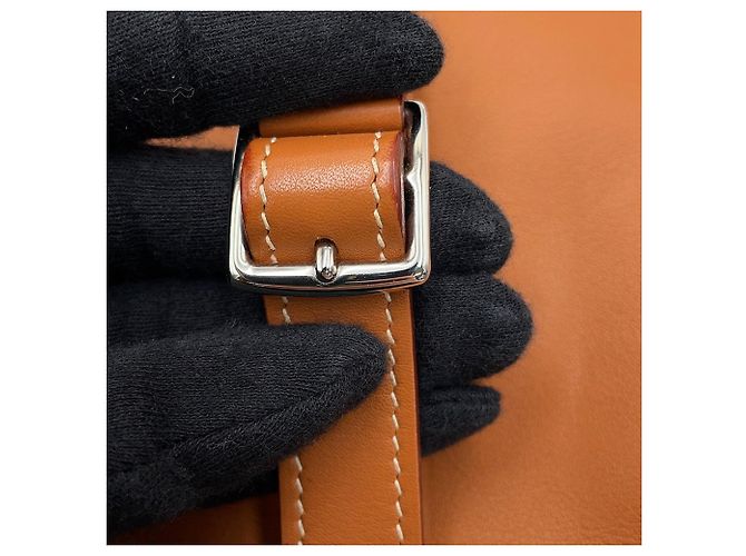 Hermès Borsa Hermes Kara Mini in Gold D'oro - vista 15