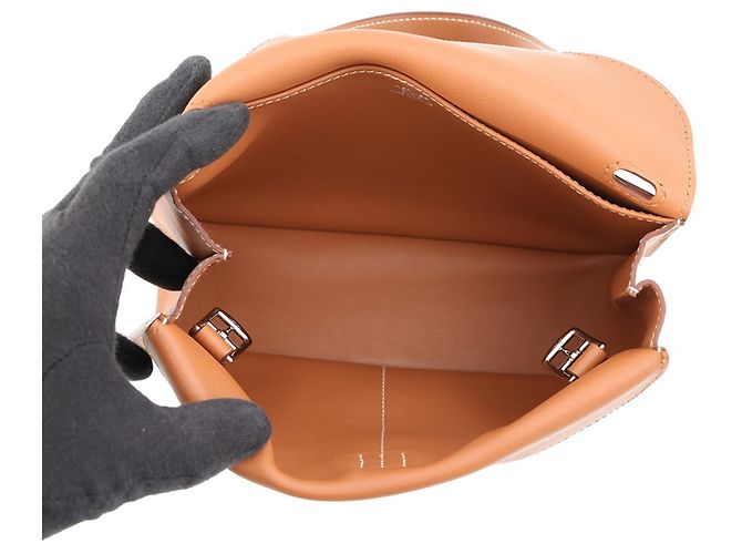 Hermès Borsa Hermes Kara Mini in Gold D'oro - vista 6