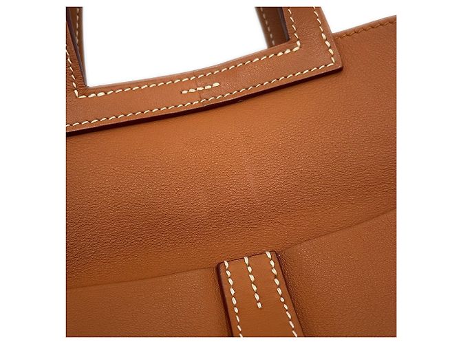 Hermès Borsa Hermes Kara Mini in Gold D'oro - vista 7