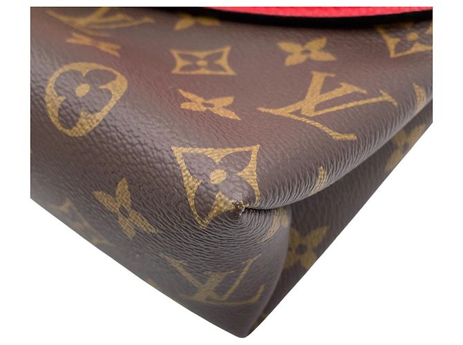 Borsa a tracolla Louis Vuitton Monogram Saint-Placide Rosso Monogramma - vista 7