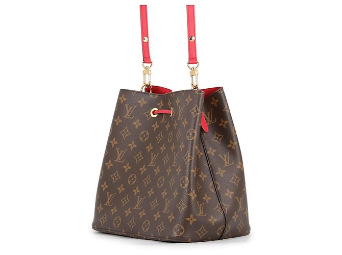 Néonoé Borsa a tracolla Louis Vuitton Monogram NeoNoe MM Rosso Monogramma - vista 2