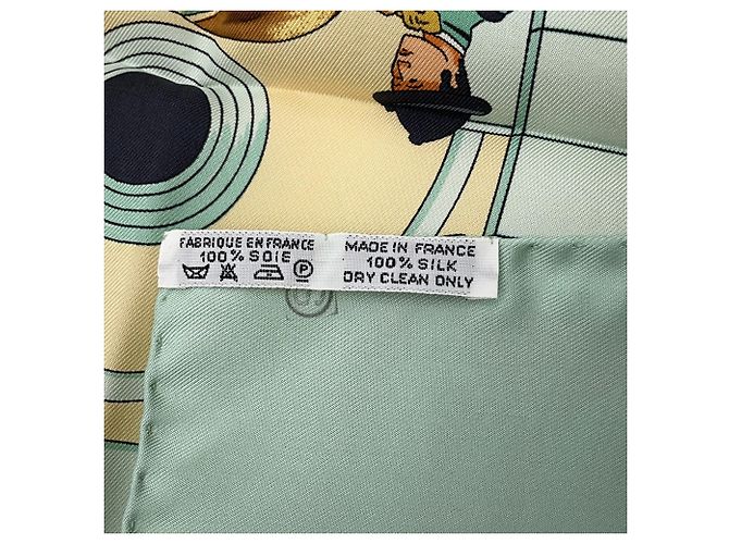 Hermès Seidentuch - Royal Andalusian Equestrian School Mehrfarben Hellgrün - Ansicht 7