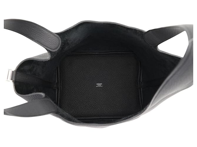 Hermès Borsa Hermes Picotin Lock MM Nero - vista 5