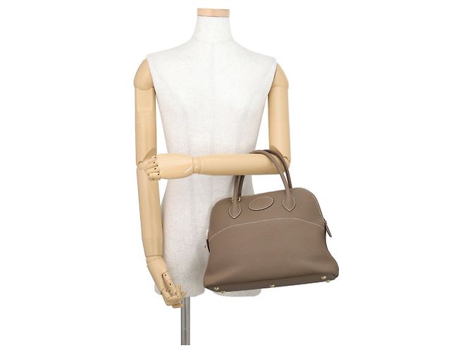 Hermès Borsa a mano Hermes Bolide 31 Taupe - vista 4