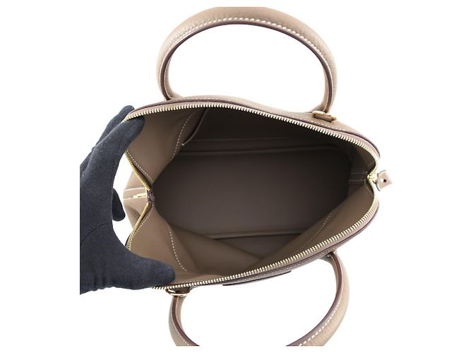 Hermès Borsa a mano Hermes Bolide 31 Taupe - vista 6