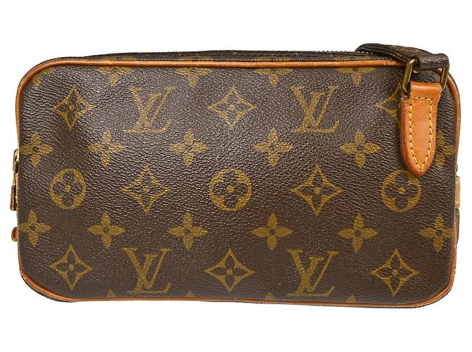 Louis Vuitton Marly Monogram MM Marrone - vista 2