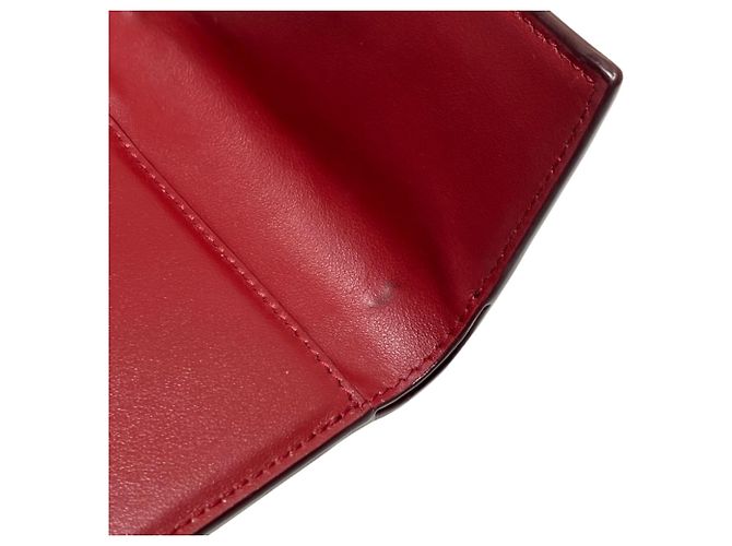Cartera tri-fold Cassette Bottega Veneta Burdeos - vista 6