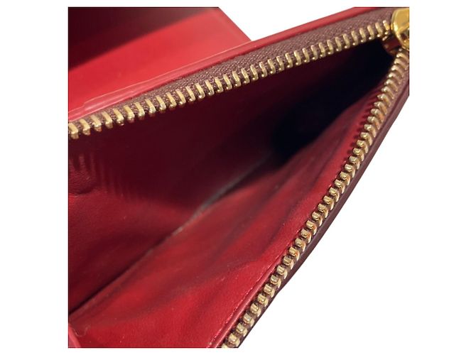 Cartera tri-fold Cassette Bottega Veneta Burdeos - vista 7