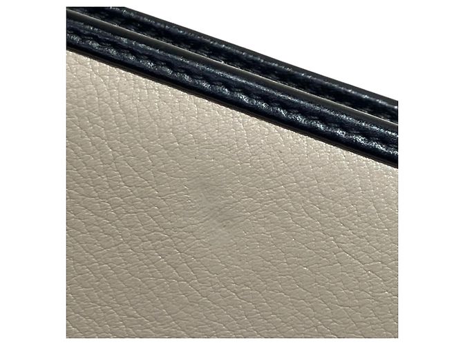 Portafoglio lungo Loewe in pelle beige e nera Nero - vista 5