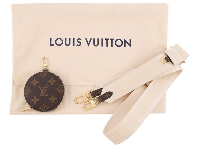 Borsa Louis Vuitton Monogram Reverse Giant OnTheGo PM Rosso - vista 12
