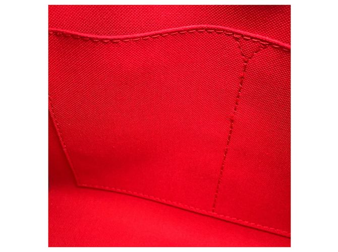 Borsa Louis Vuitton Monogram Reverse Giant OnTheGo PM Rosso - vista 8