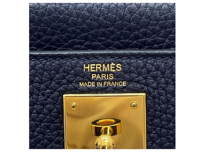 Hermès Borsa Hermes Kelly 28 in Blue Nuit - vista 18