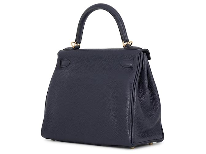 Hermès Borsa Hermes Kelly 28 in Blue Nuit - vista 2