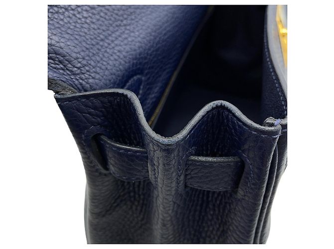 Hermès Borsa Hermes Kelly 28 in Blue Nuit - vista 9