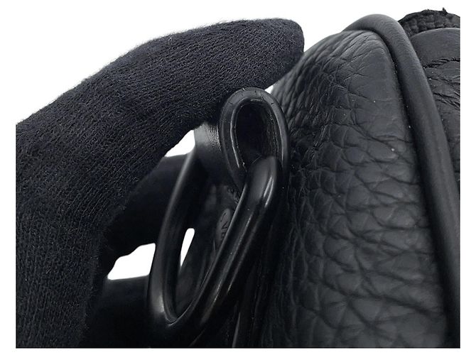 Bolso de mano Louis Vuitton Keepall Bandoulière 25 Monogram Negro - vista 9