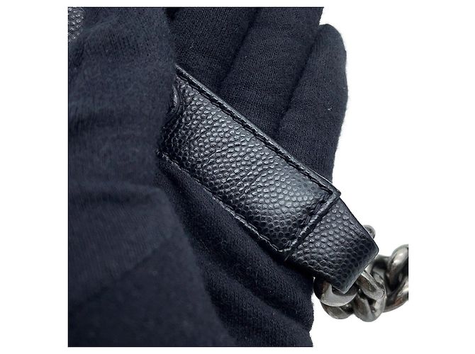 Borsa a tracolla Chanel Matelassé Nera Nero - vista 10