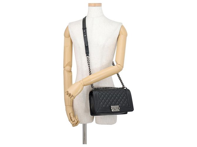 Borsa a tracolla Chanel Matelassé Nera Nero - vista 5