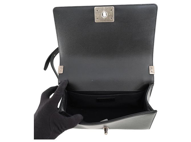 Borsa a tracolla Chanel Matelassé Nera Nero - vista 6