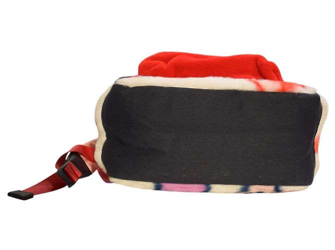 Zaino MARC JACOBS in eco-pelliccia con logo Graffiti Red Pocket Cuddle Rosa Bianco Rosso Blu D'oro Verde Porpora - vista 7