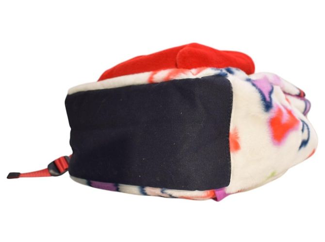 Zaino MARC JACOBS in eco-pelliccia con logo Graffiti Red Pocket Cuddle Rosa Bianco Rosso Blu D'oro Verde Porpora - vista 8