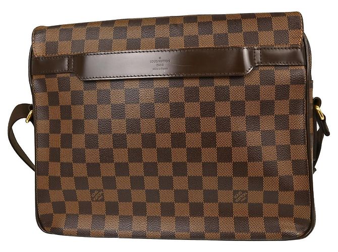 Louis Vuitton Shelton Messenger Damier Ebene MM Marrone - vista 2